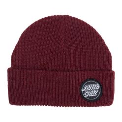 BEANIE OUTLINE DOT BURGUNDY