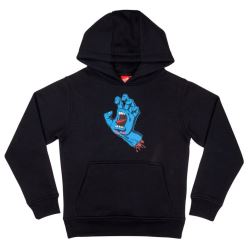 YOUTH HOODIE SCREAMING HAND BLACK