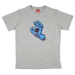 YOUTH T SHIRT SCREAMING HAND HEATHER GREY