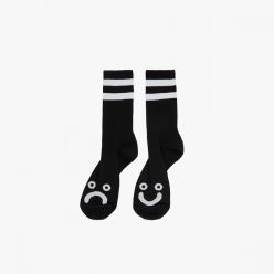 HAPPY SAD SOCKS BLACK