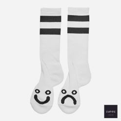 HAPPY SAD SOCKS WHITE