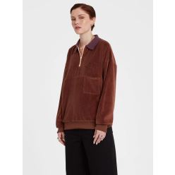 SWEETY SMOOTHY MOCK NECK BROWN