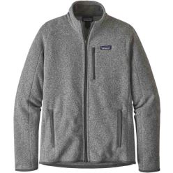 M'S BETTER SWEATER JACKET STONE WASH