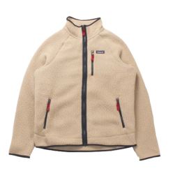 M'S RETRO PILE JACKET KHAKI