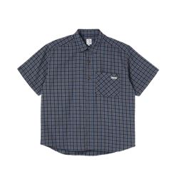 MITCHELL FLANNEL SHIRT BLUE BROWN 