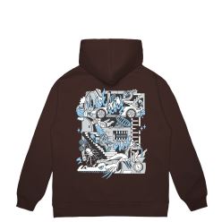 HOODIE UNDERGROUND BROWN
