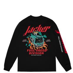 LONG SLEEVES TRAIN SURFING BLACK