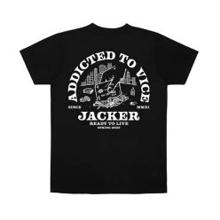 T SHIRT ADDICTED BLACK