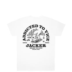 T SHIRT ADDICTED WHITE