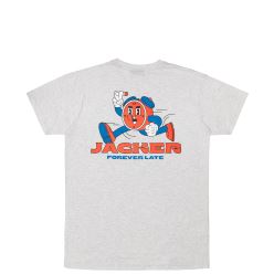 T SHIRT FOREVER LATE HEATHER GREY