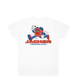T SHIRT FOREVER LATE WHITE 