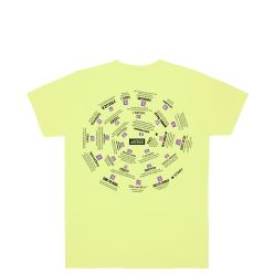 T SHIRT SPIRAL GAME LEMON GREEN
