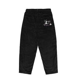 STORK CORDUROY BAGGY BLACK