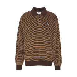 KEPT POLO SWEATSHIRT DARK OAT MULTI