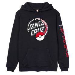 POKE BALL DOT HOOD BLACK